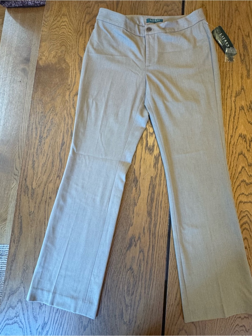 Lauren Ralph Lauren Light Beige Tan Dress Pants Trouser Slacks 6P‎ 6 Petite NWT
